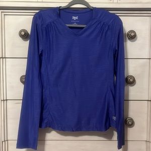 Womens long sleeve shirt purple size L